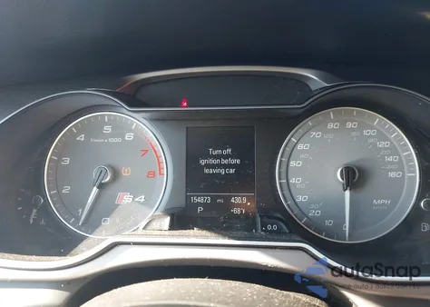 2014 Audi S4 3.0T Premium Plus from USA, damaged, VIN WAUBGAFL8EA003027